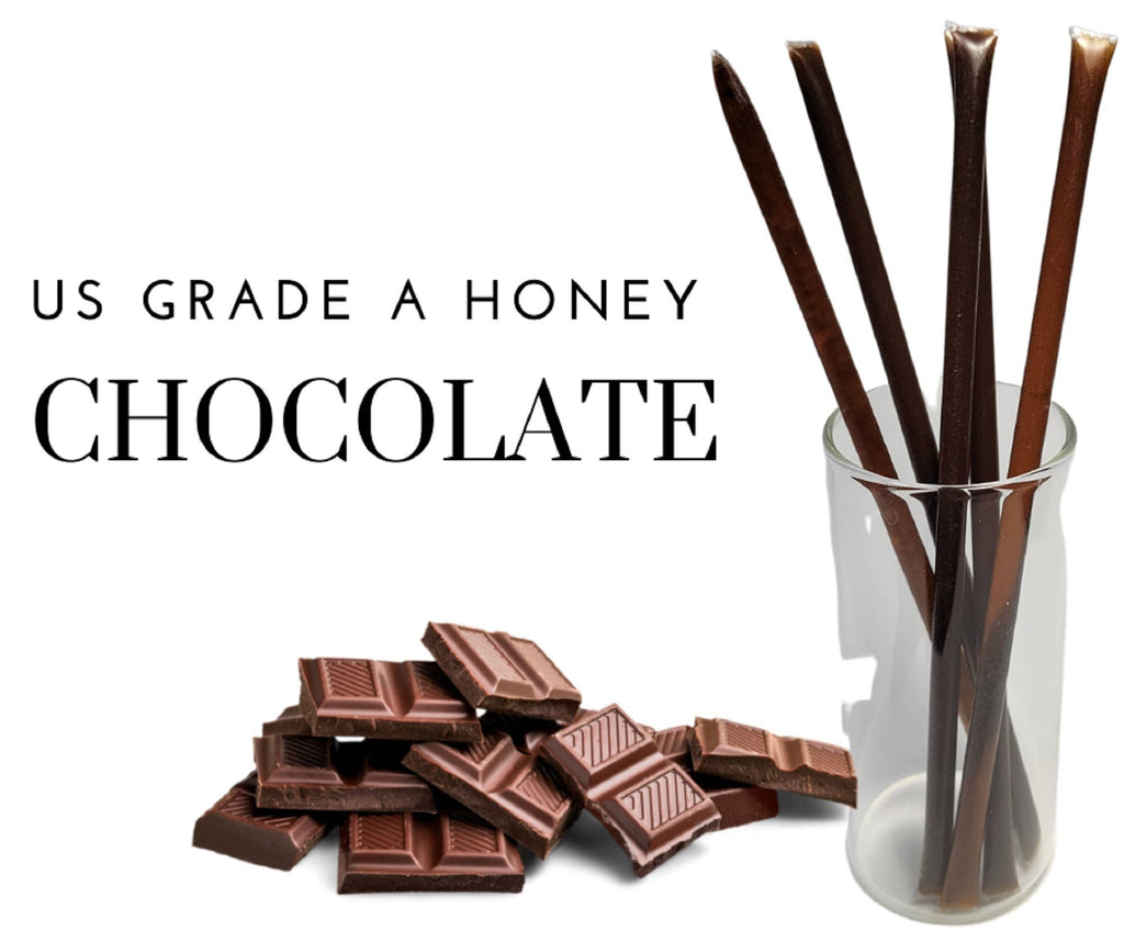Bee Krazy Honey Sticks - Chocolate 50 Ct. Refill