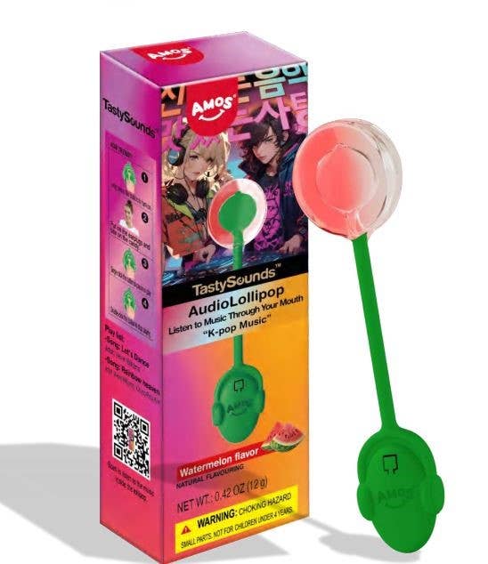 Tasty Sounds - Watermelon Lollipop, K-pop Music, 12ct
