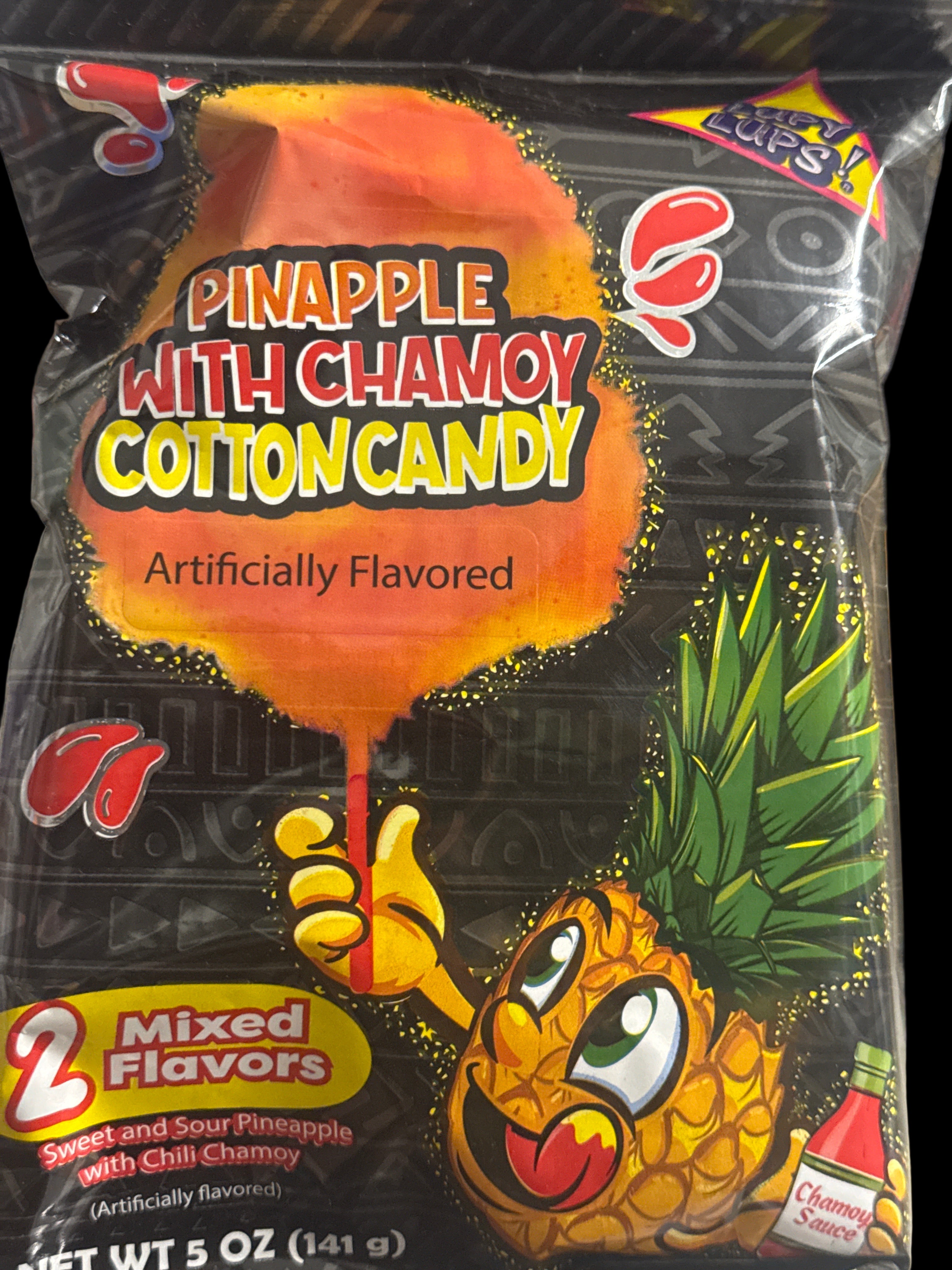 Pinapple With Cotton candy