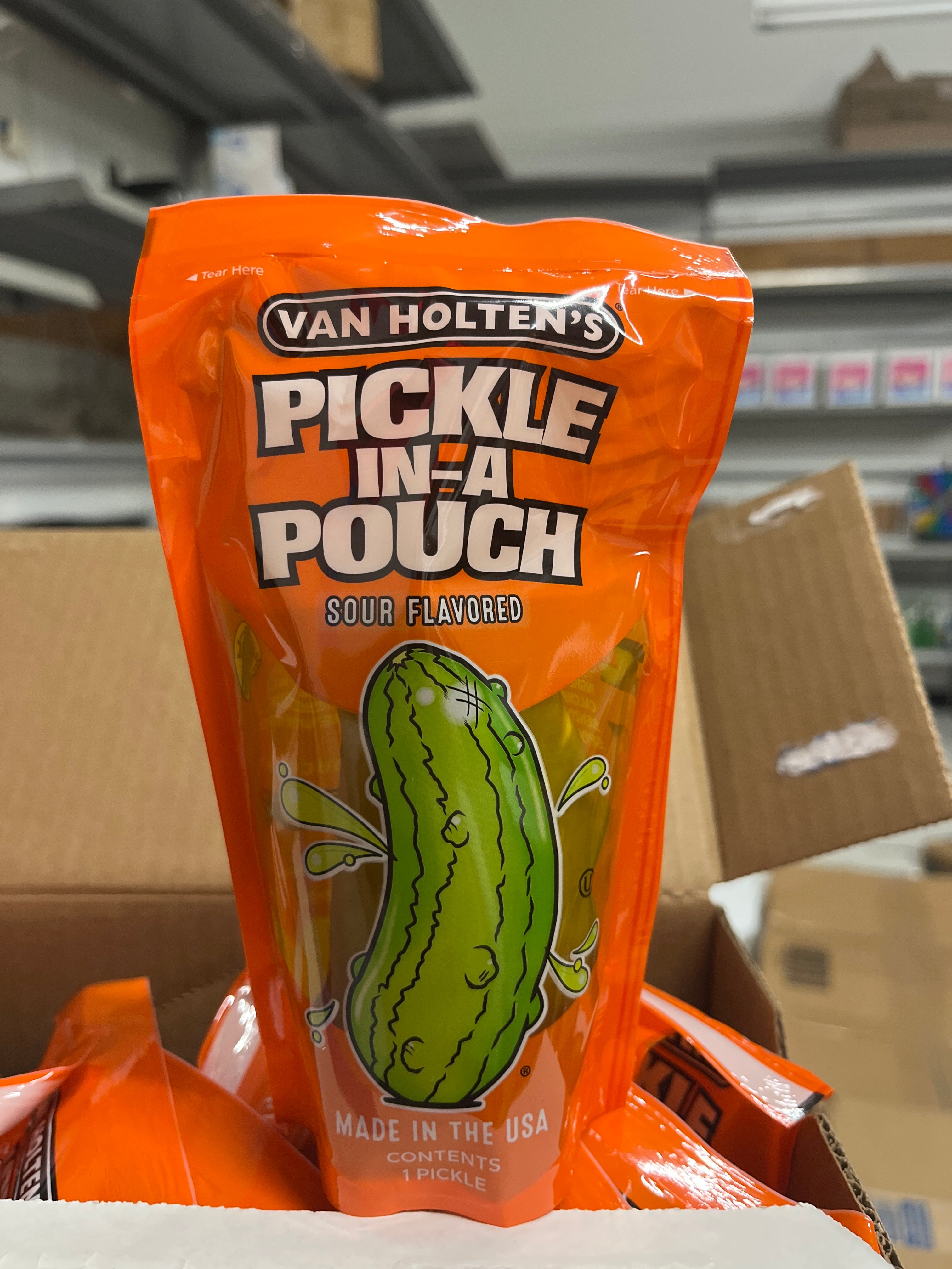 Pickle in a pouch Sour Flavor