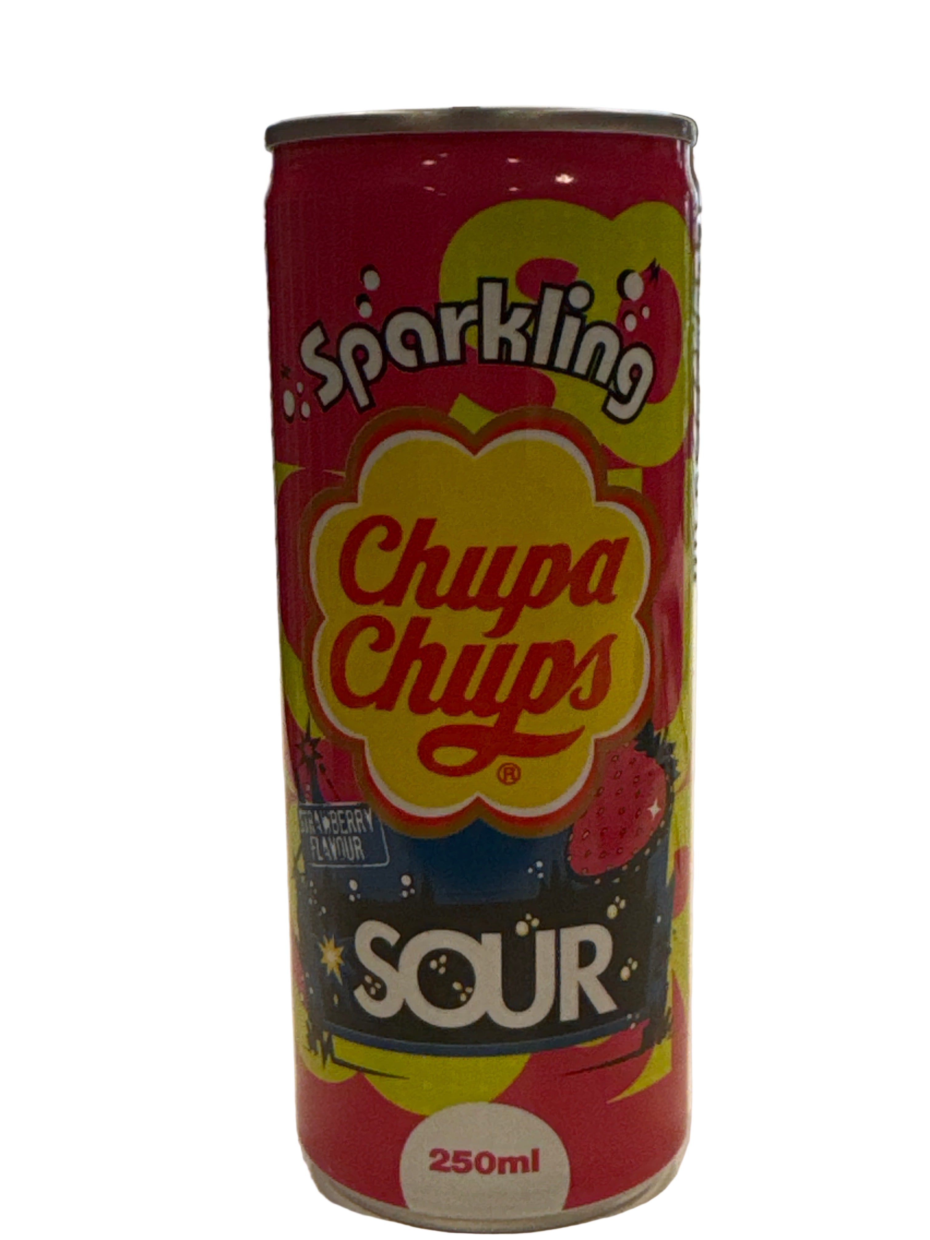 Chupa Chups sparkling sour strawberry