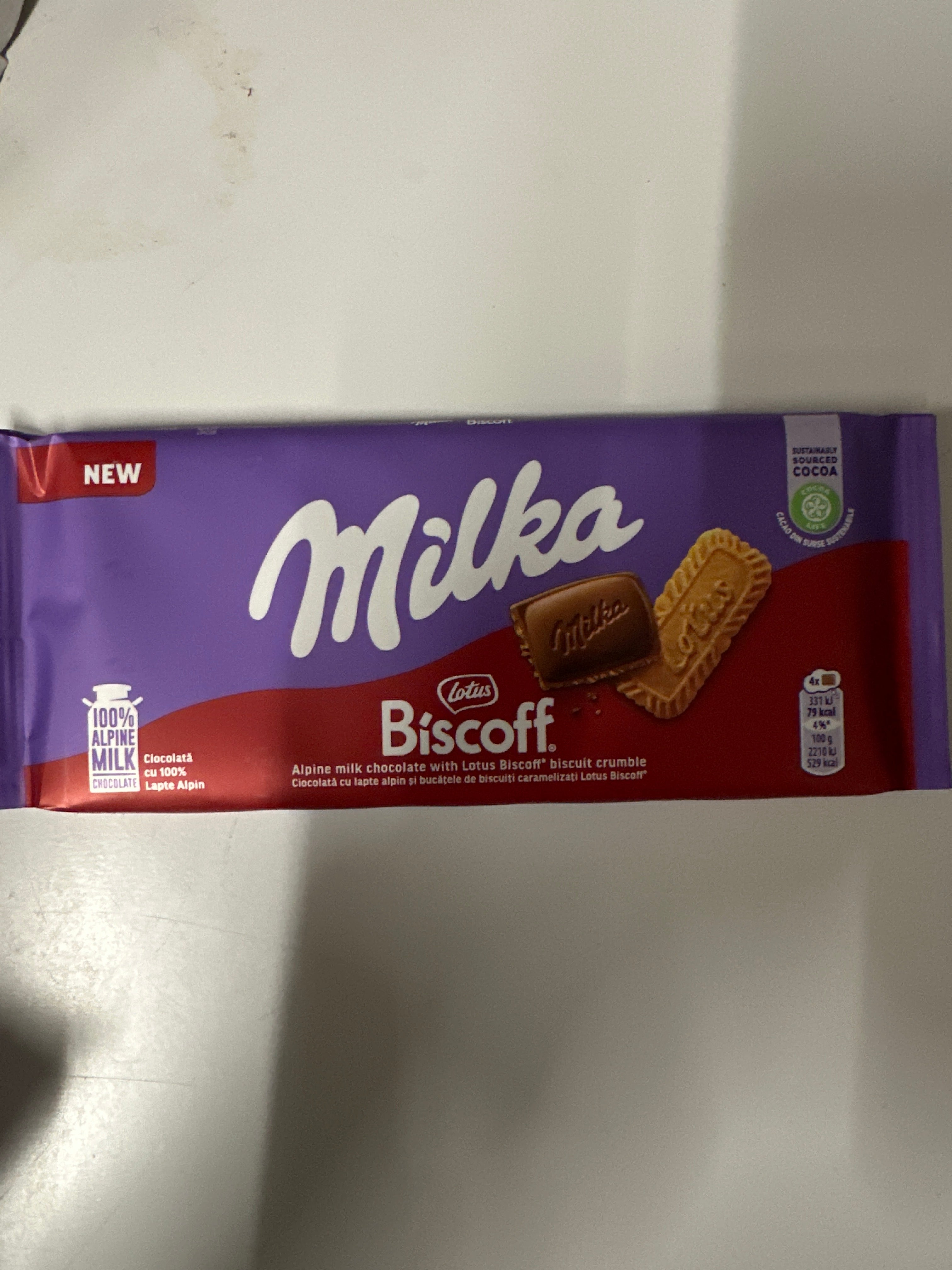 Milka Lotus Biscoff Chocolate 90g