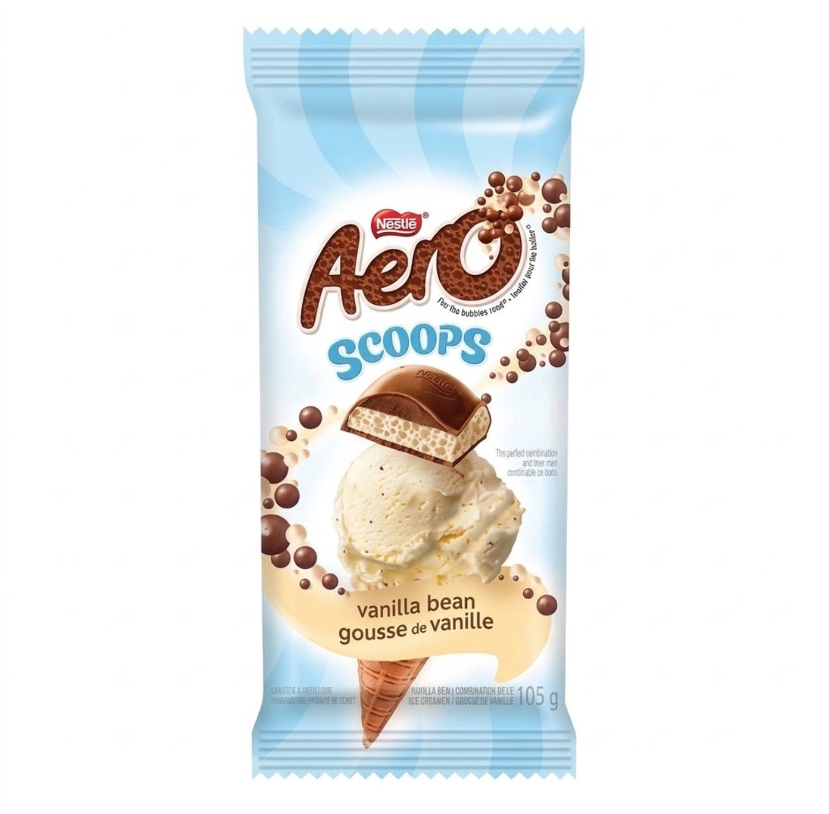Nestle Aero Scoops Vanilla Bean Bar 105g