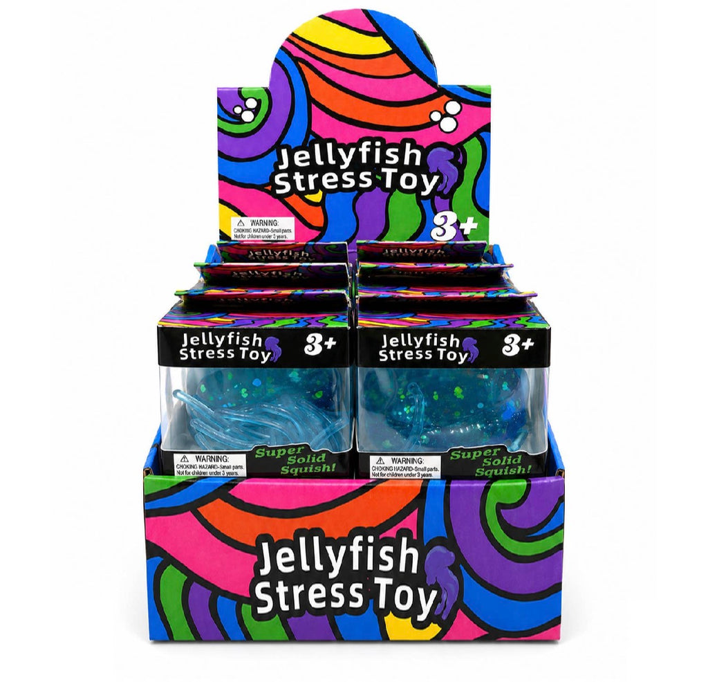 Jellyfish Squishy Stress Ball – Slow-Rise Sensory Fidget Toy
