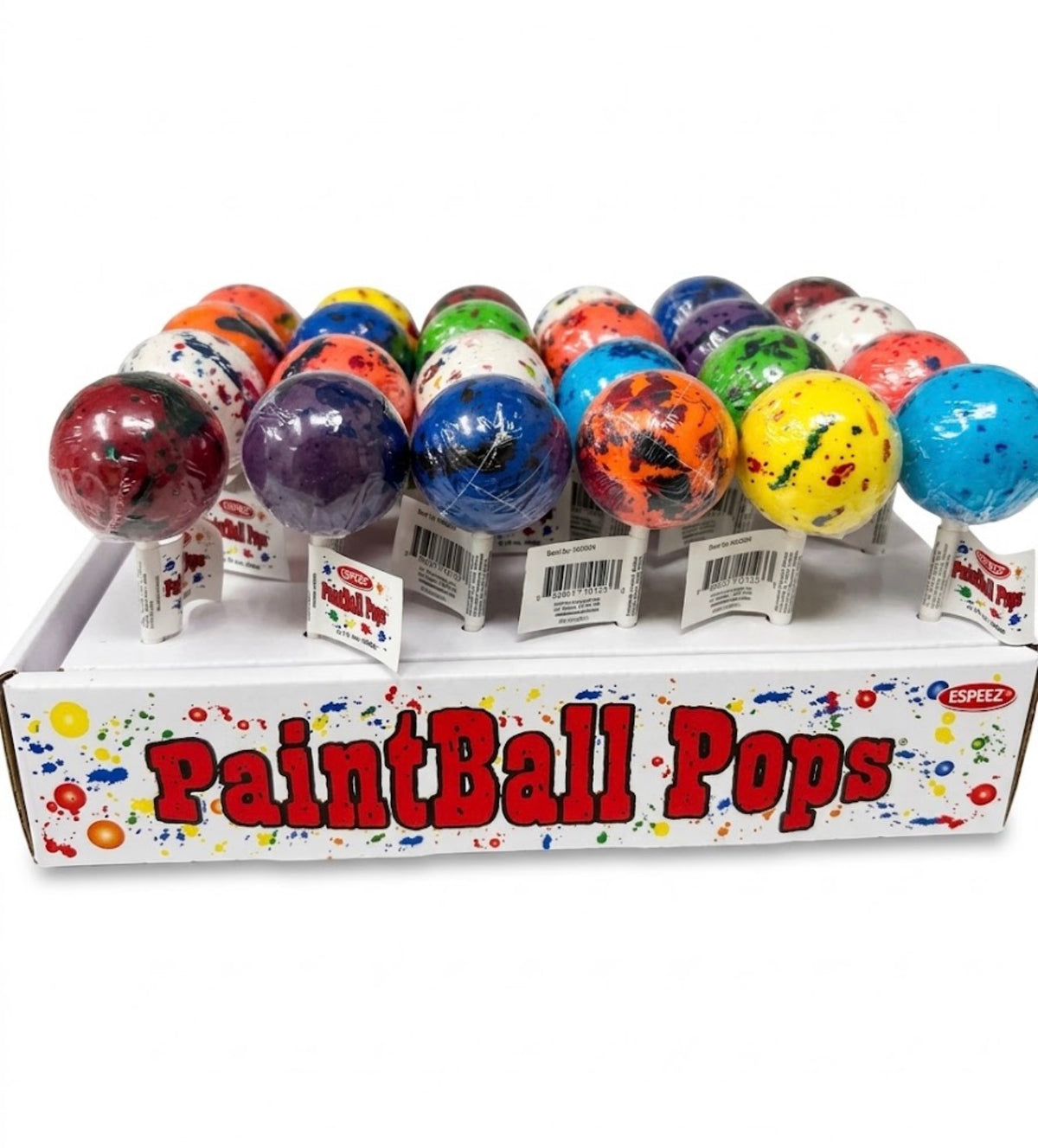Espeez Paintball Jawbreaker Stick Lollipop