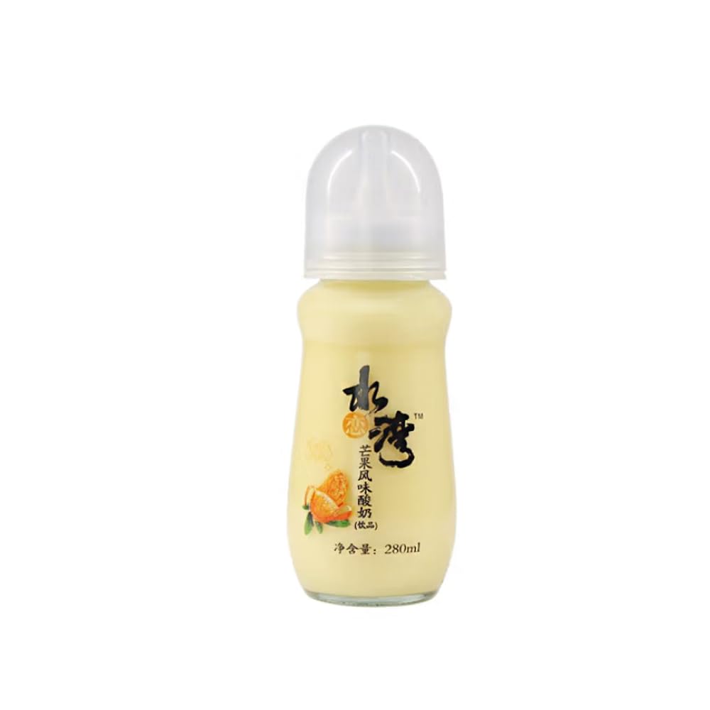 Mango yogurt drink-fun baby bottle