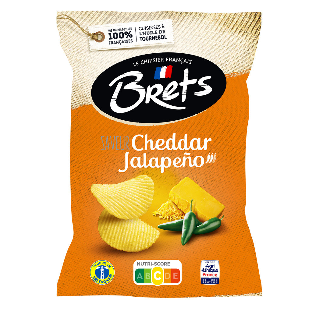 Brets Cheddar Jalapeno Flavour 125g