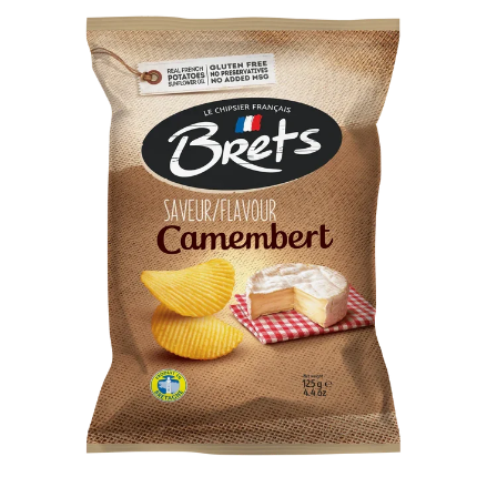 Brets Camembert Cheese French Potato Chips