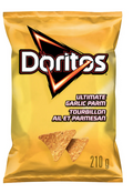 Doritos Ultimate Garlic Parm Tortilla Chips 210g