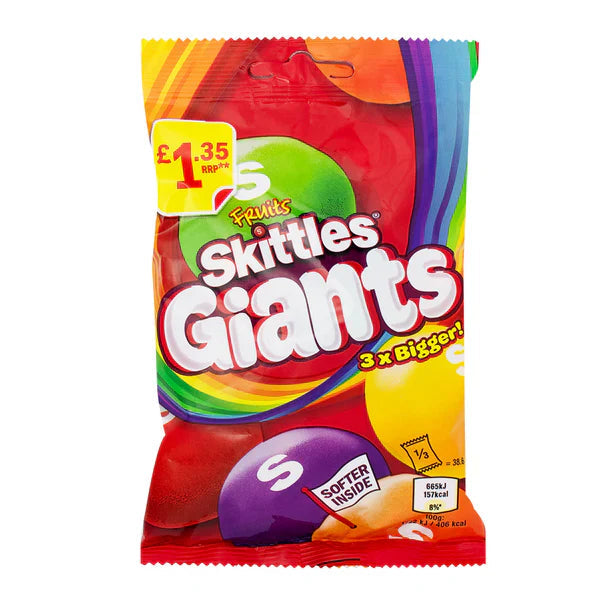 Skittles Giants 3x Bigger