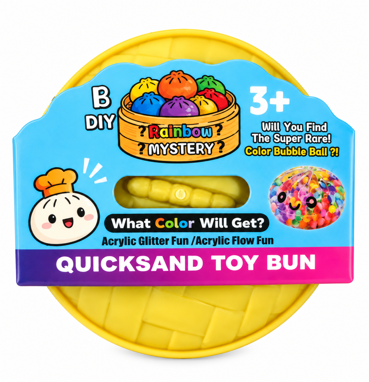 Rainbow Mystery Mini Dumpling Keychain