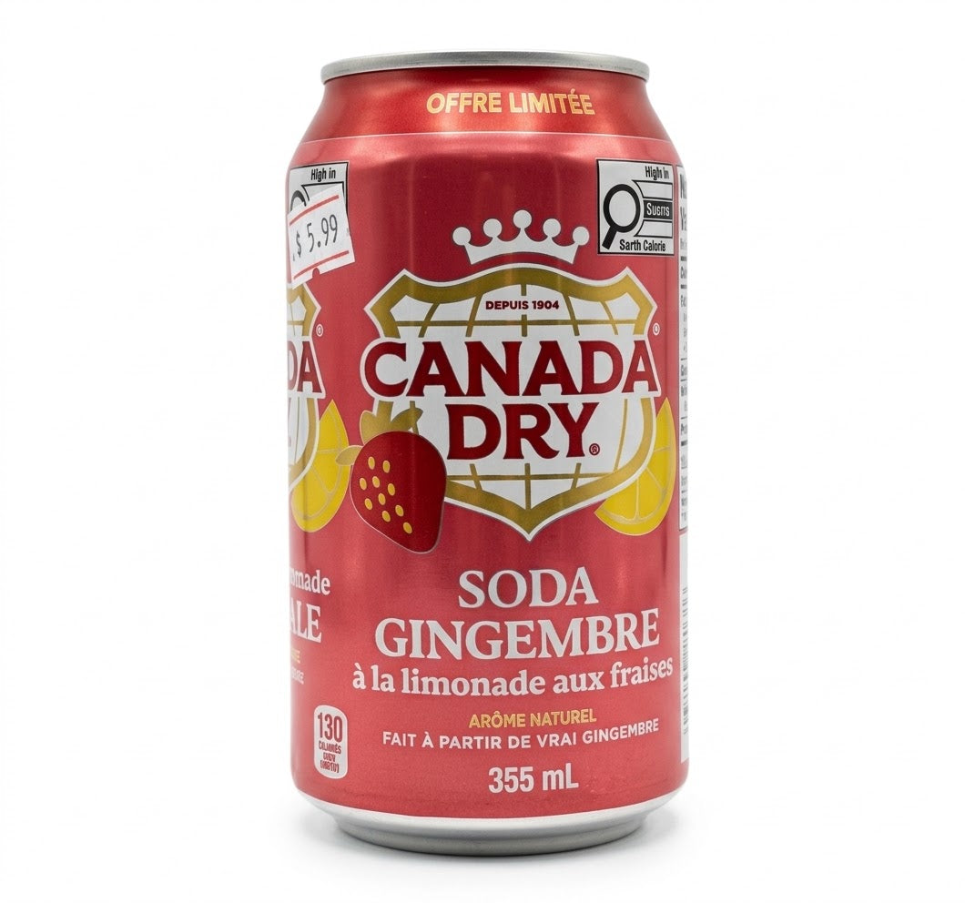 Canada Dry Strawberry Lemonade