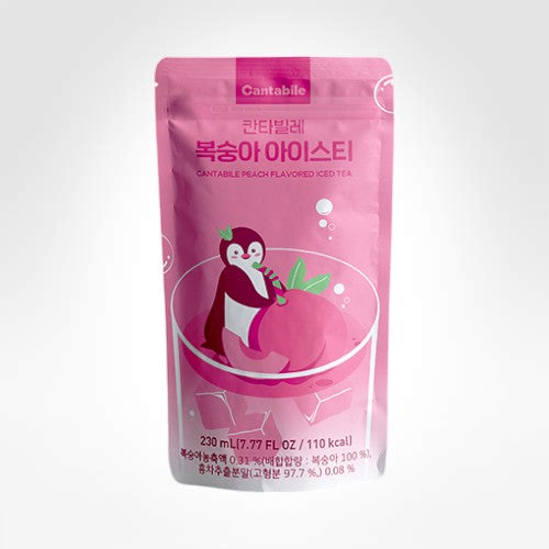 Cantabil Peach Iced Tea Pouch Drink 230ml