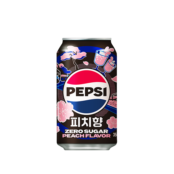 Pepsi Peach Zero Sugar 355 mL