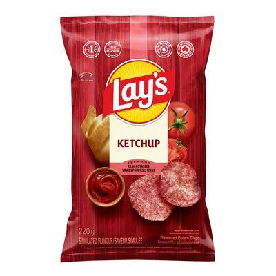 Lays Ketchup Flavoured Chips 220g