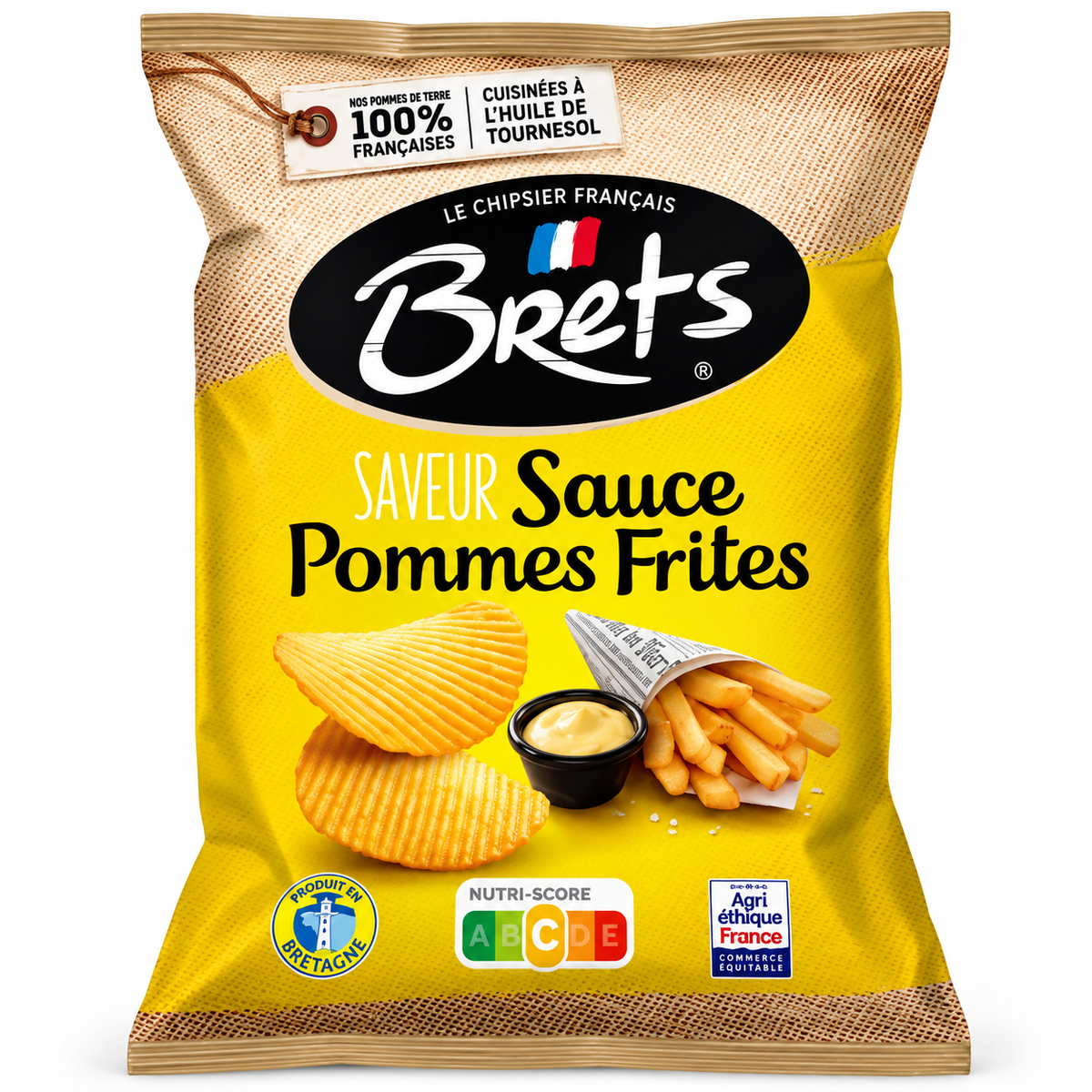 Brets Potato chips Pommes Frites (French Fries Mayo sauce)