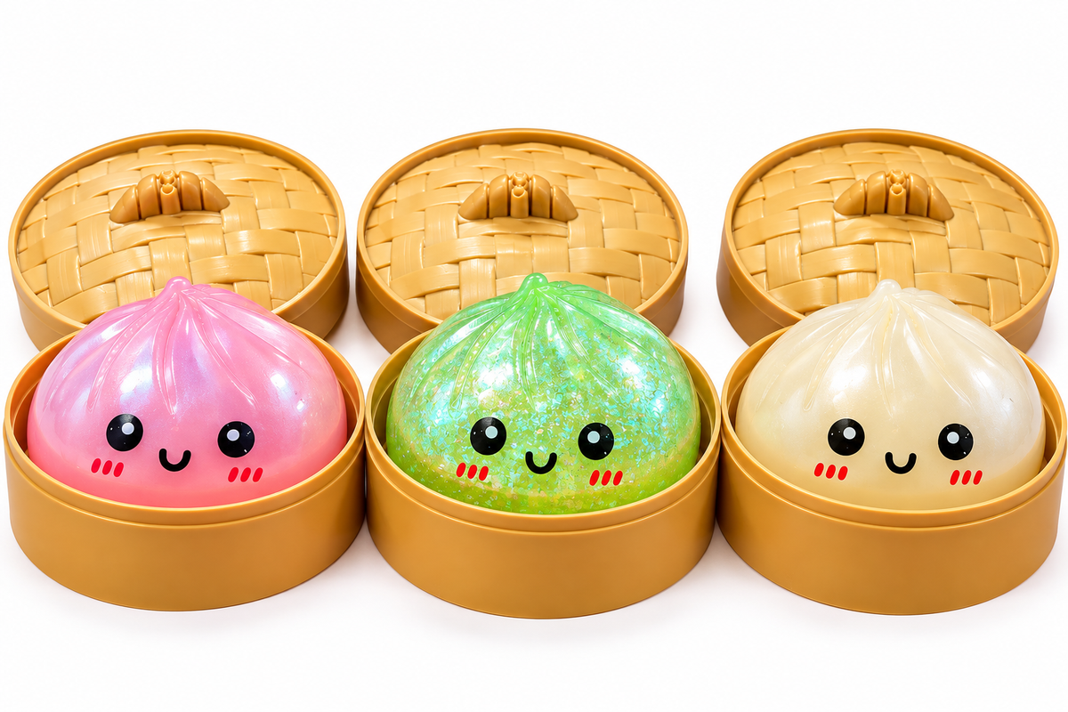 Glitter Dumpling Squishy – Mystery Sensory Toy