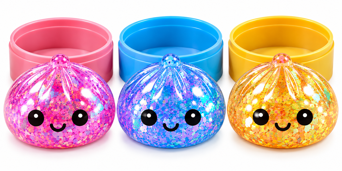 Squishy Dumpling Sensory Fidget Toy – Blind Steamer Mystery Bao Bun