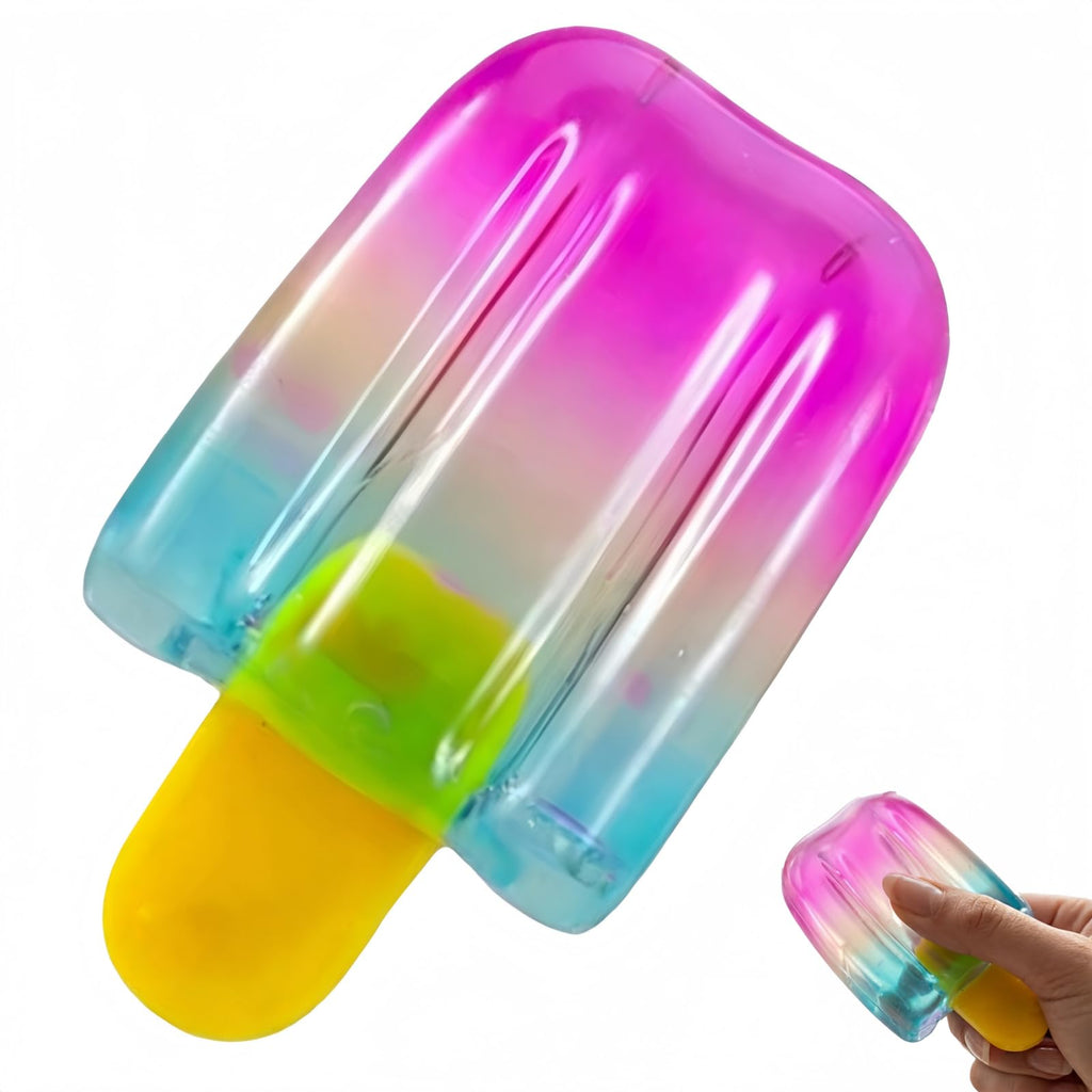 Squeeze Squish Popsicle Fidget Toy – Super Solid Ice Pop Stress Toy