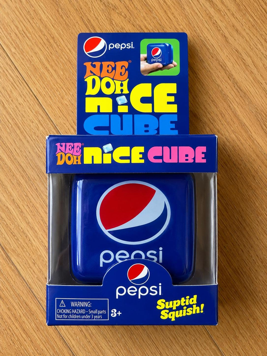Needoh Squishy Cube w/ Pepsi Logo (China)