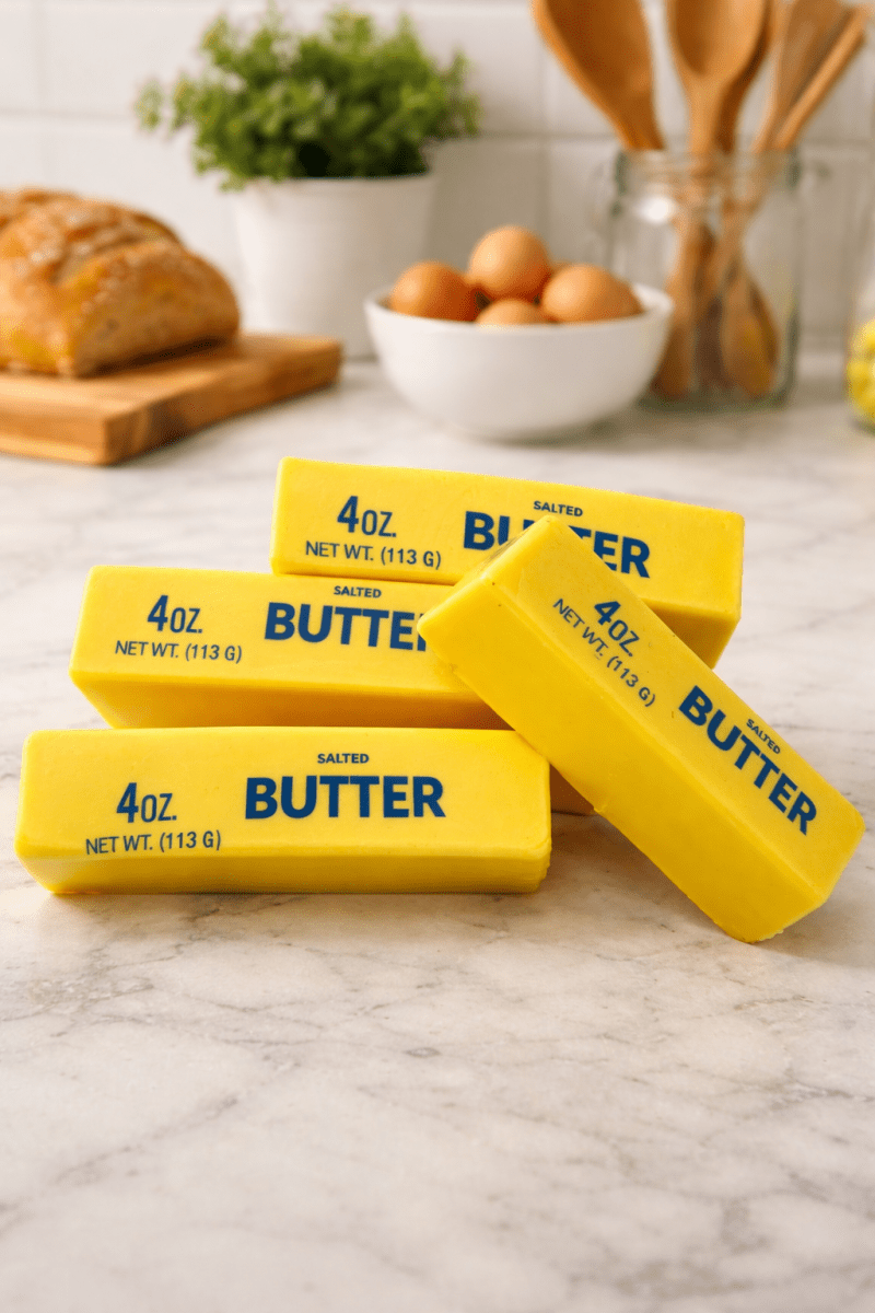 Butter Stick Viral Squishy Sensory Squeeze Toy display