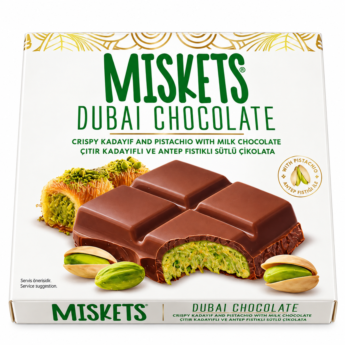 Miskets Dubai Chocolate 100g