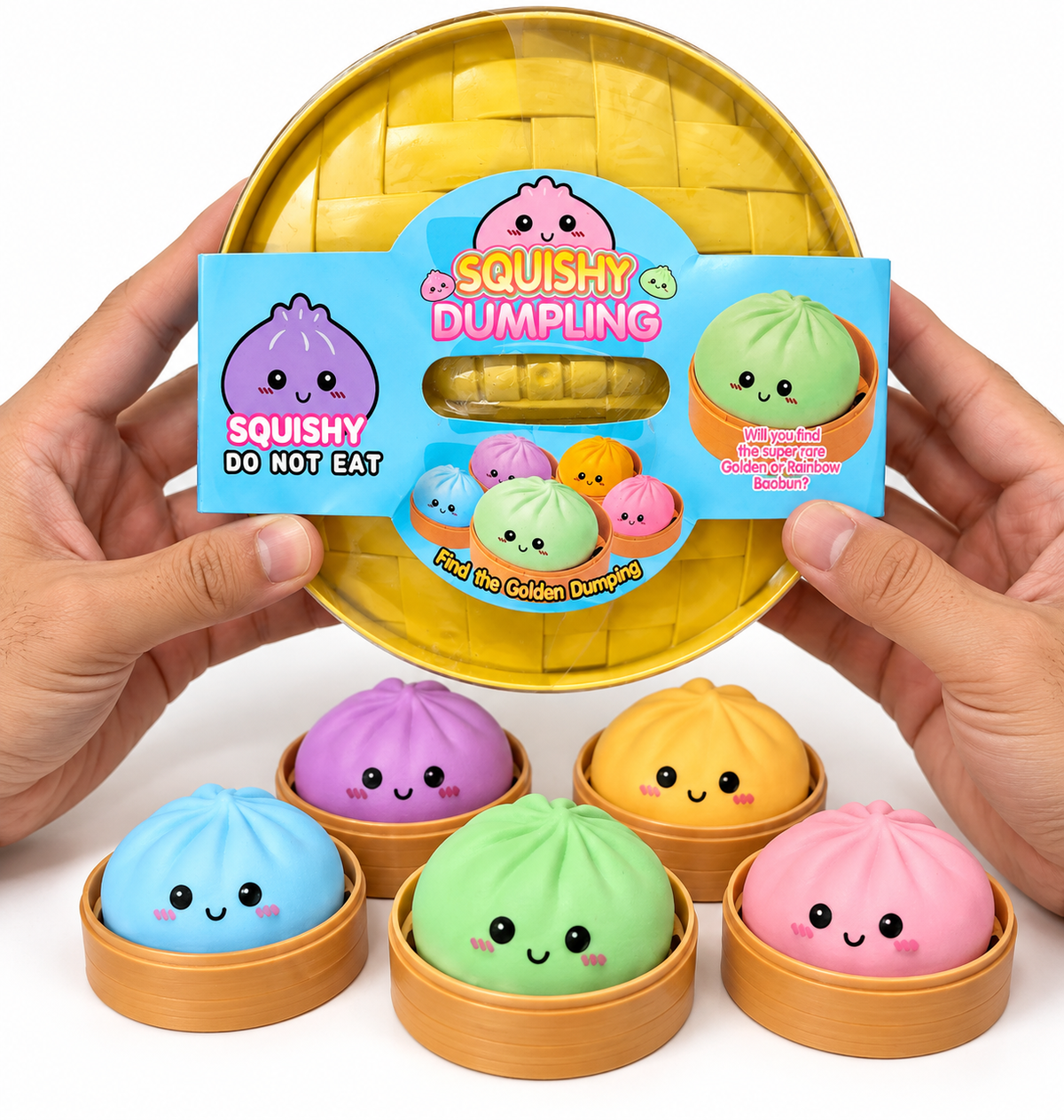 Glitter Jumbo Dumplings Gel Filled – Giant Squishy Dumpling