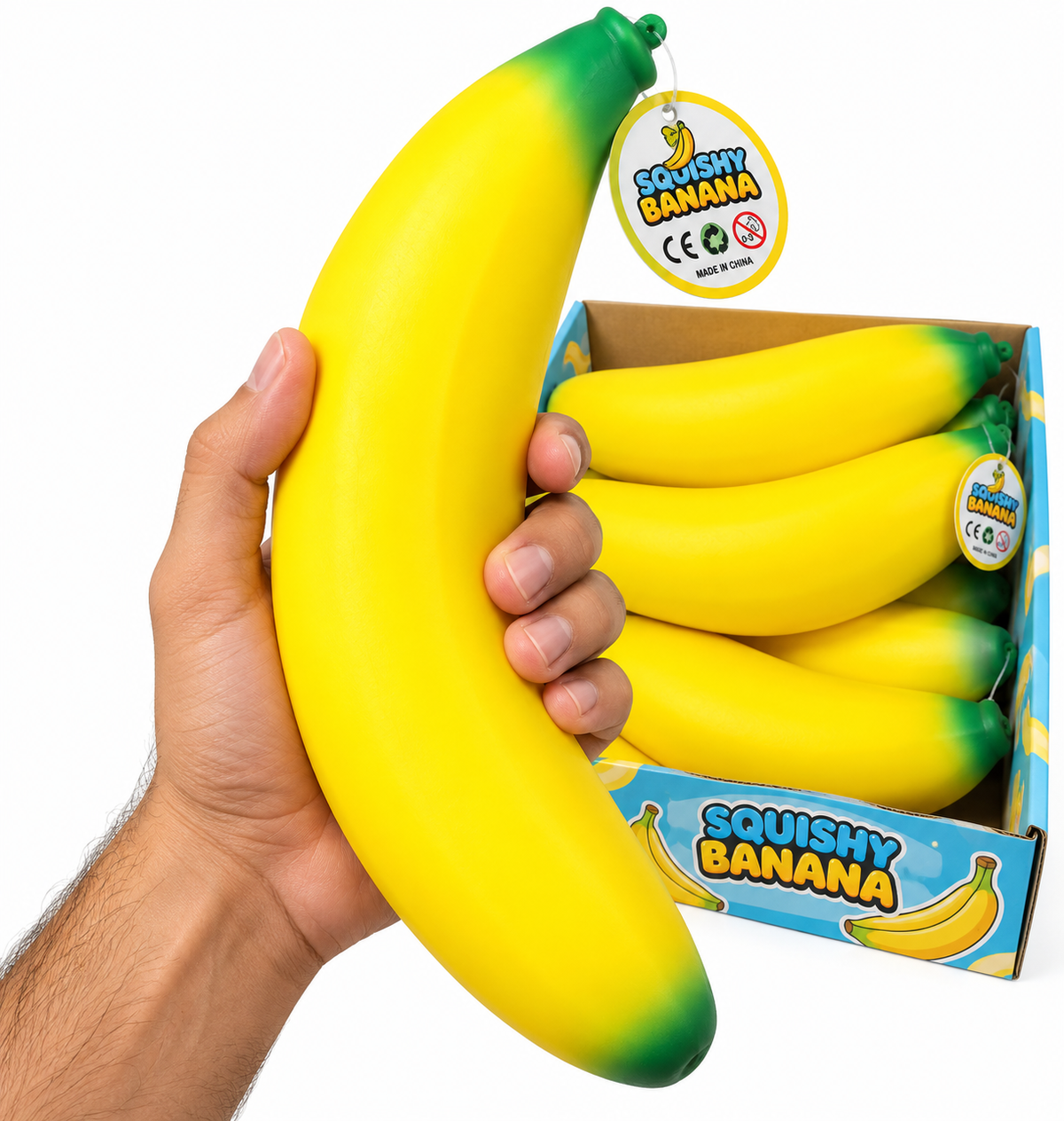 Giant Banana Squeeze– Super Stretchy Sensory Fidget