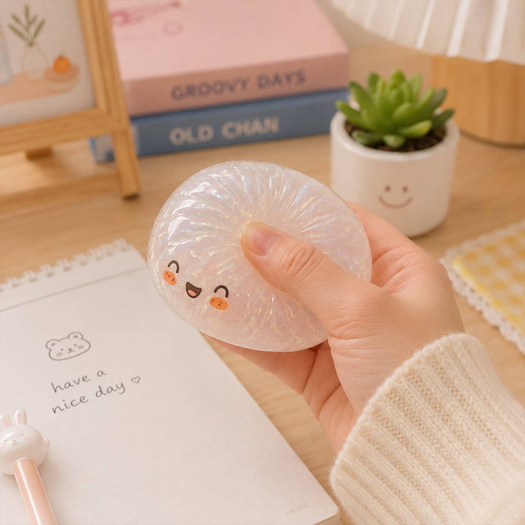 Glitter Dumpling Squishy – Mystery Sensory Toy