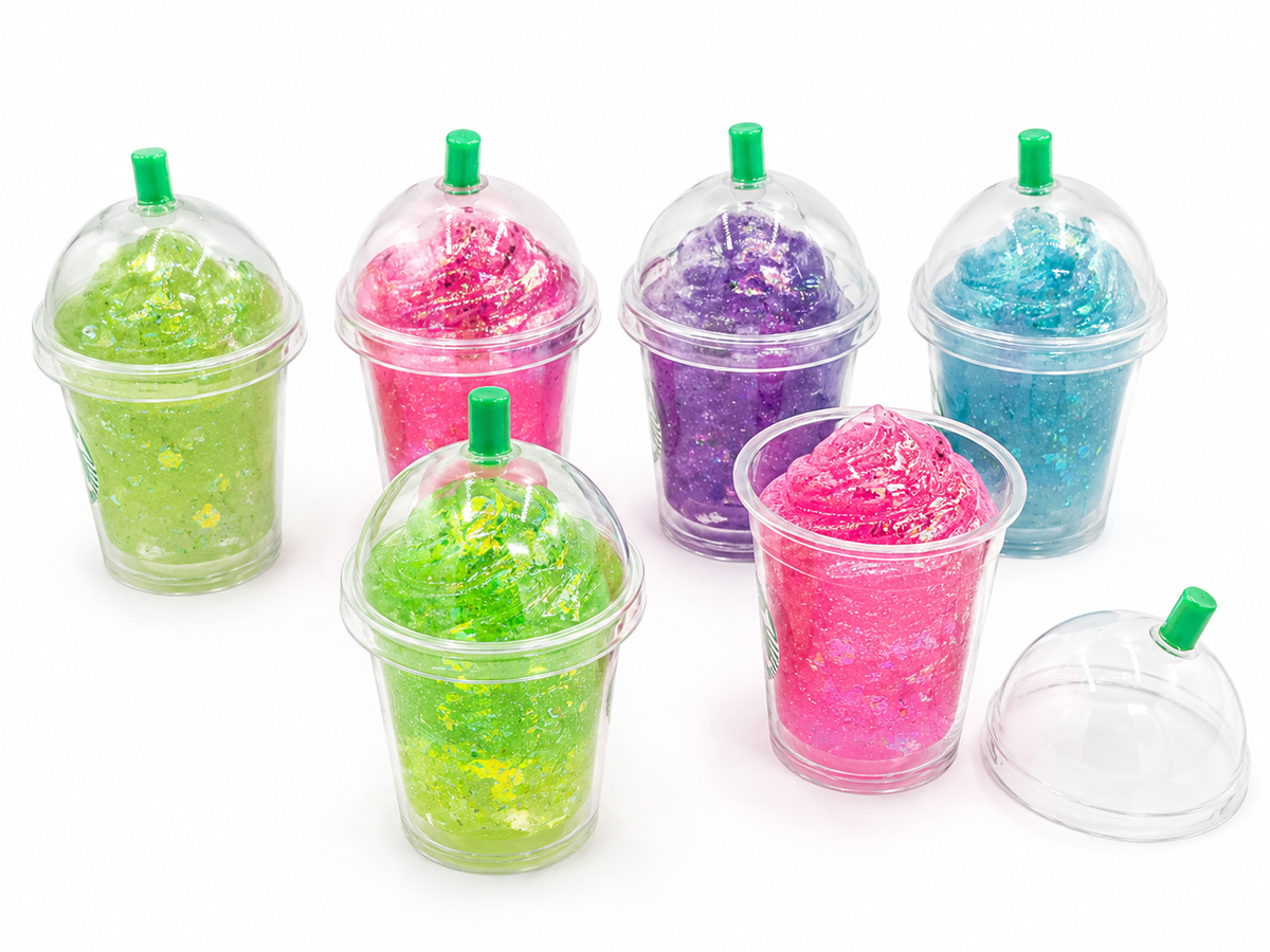 Glitter MINI Drink Starbuck Cup Squishy Toy –  Soft Mini