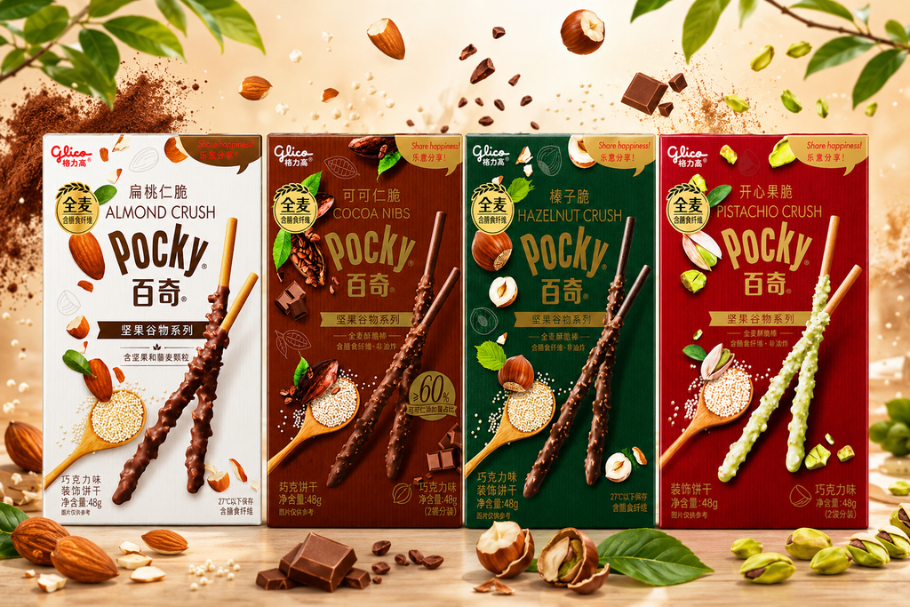 Exotic Novelty Pocky: Almond Crush Flavor 8-Pack