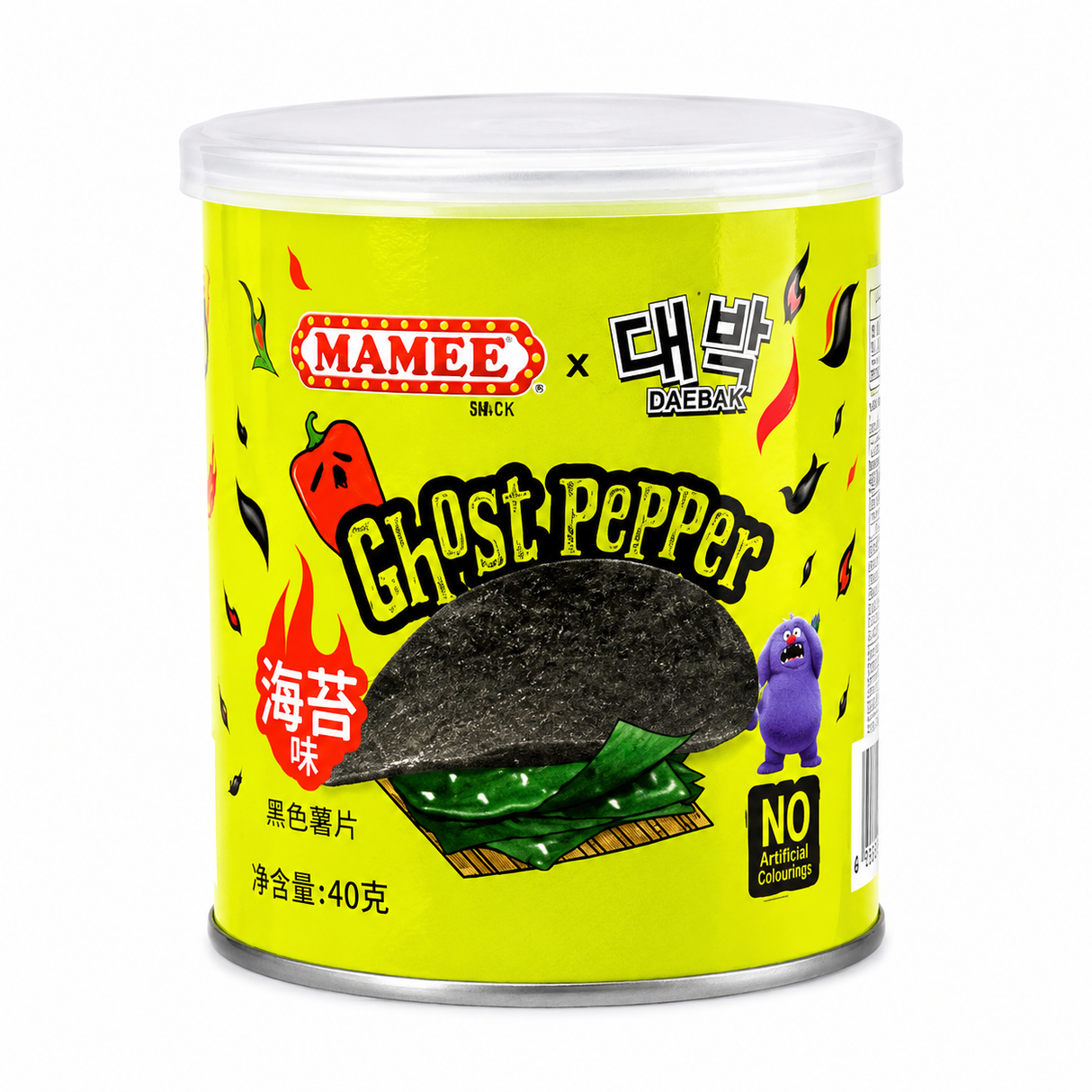 DaeBak Mamee Ghost Pepper Chips: BBQ Ghost Pepper Flavor 8-Pack