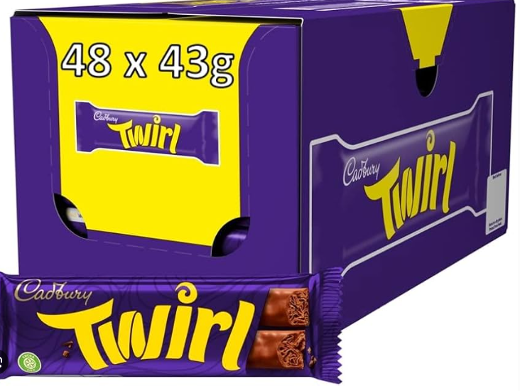 Cadbury Twirl X 48 UK IMPORT