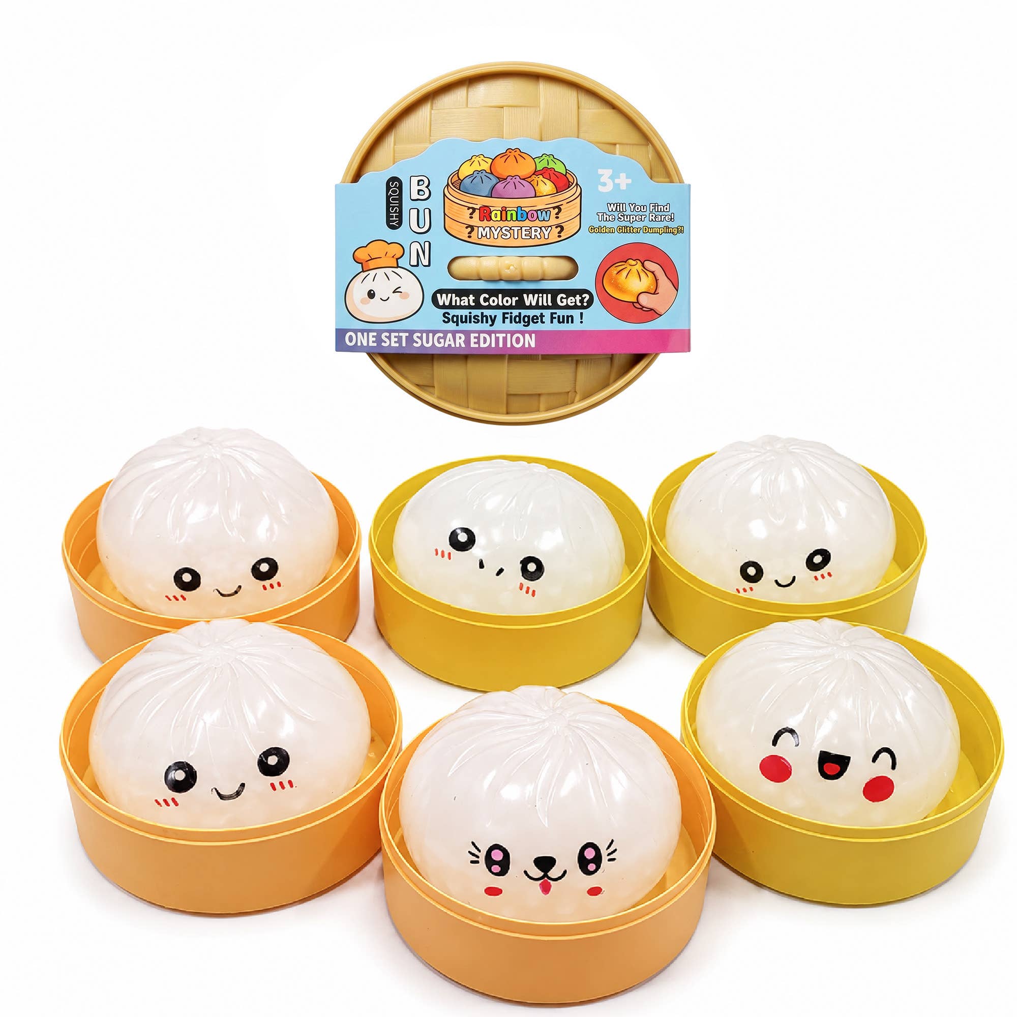 Color Changing Dumpling Squishy –Mystery Sensory Squeeze Toy