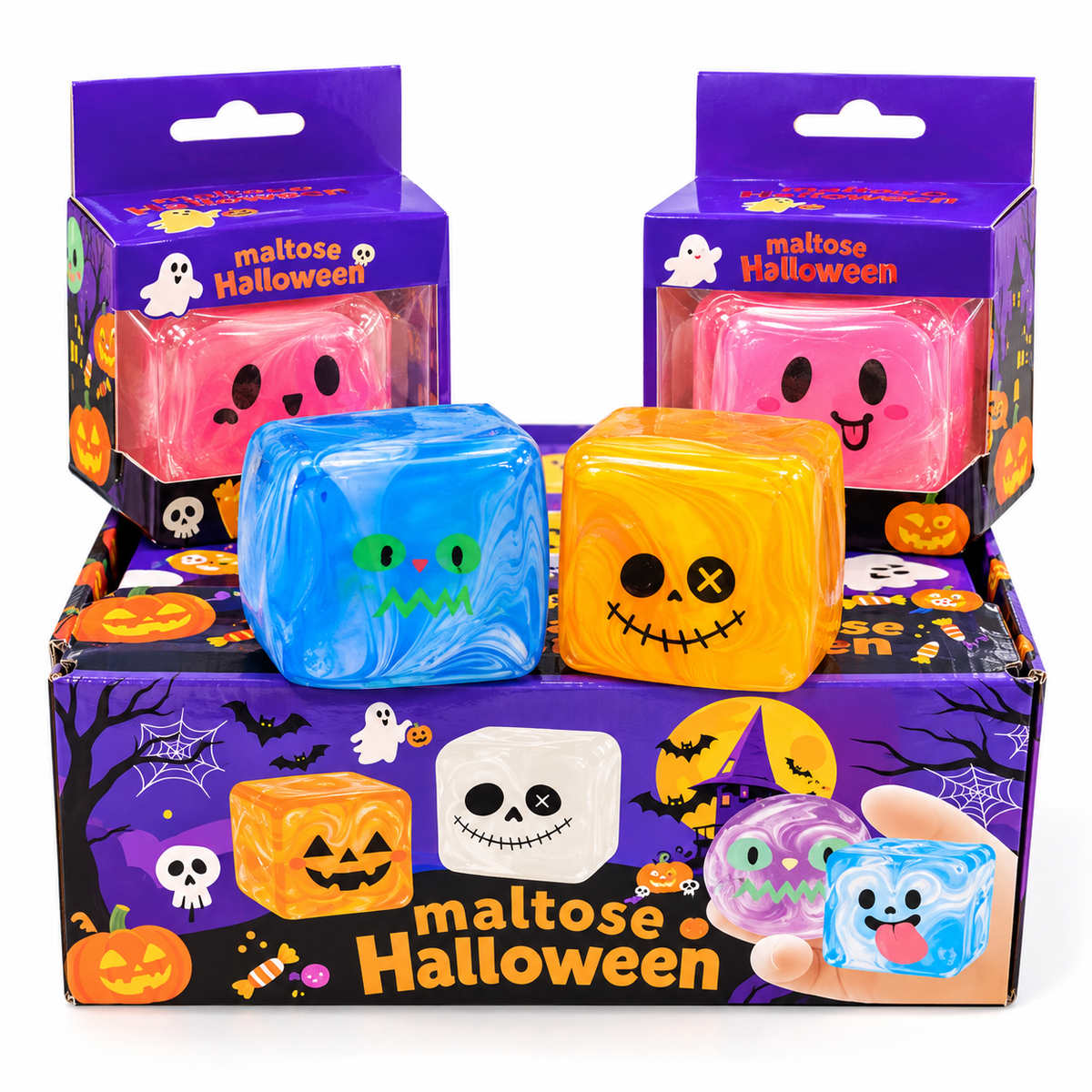 Halloween Cube Squeeze –  Squishy Sensory Toy