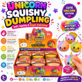 Unicorn Squishy Mystery Dumpling Display - Stress-Relief Toy