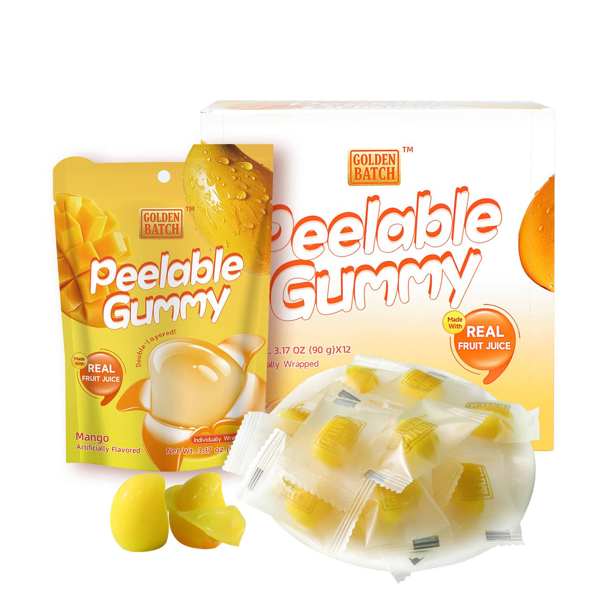Peelable Mango Gummy Candy