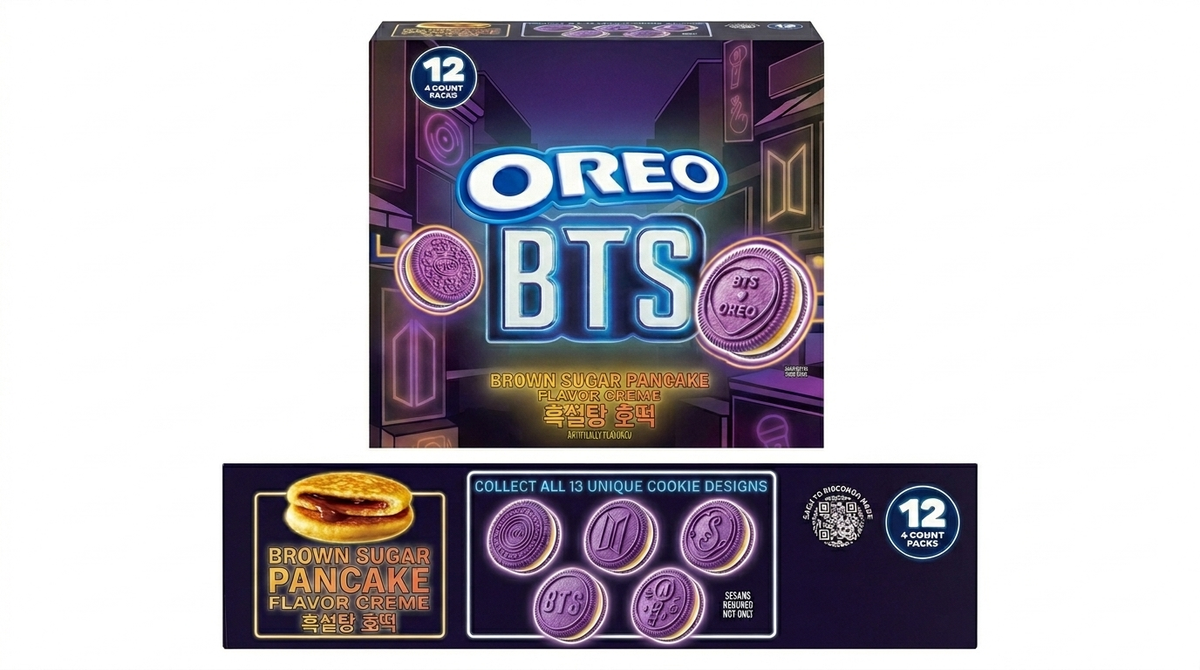 Oreo BTS Brown Sugar Pancake Cookies
