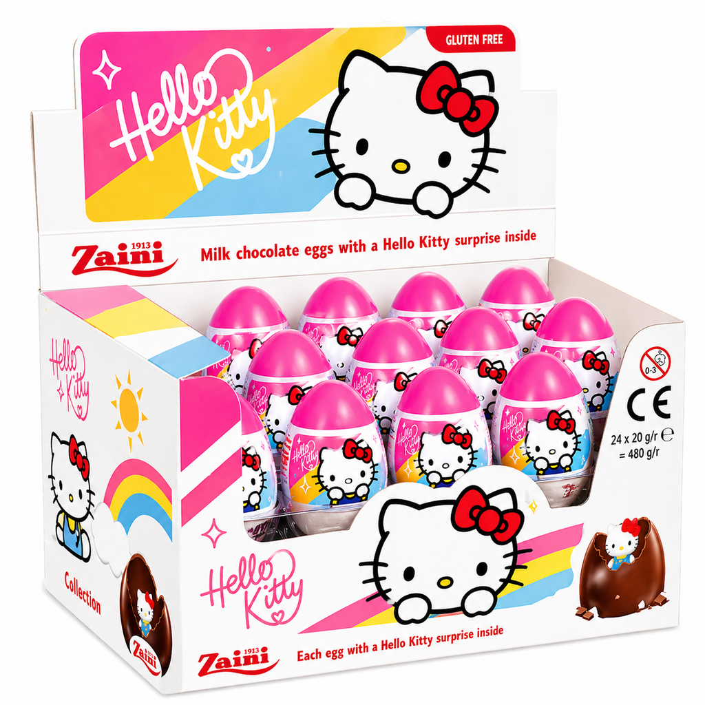 Zaini Cartoon Toy Eggs: Shimmer Shine Eggs 24P