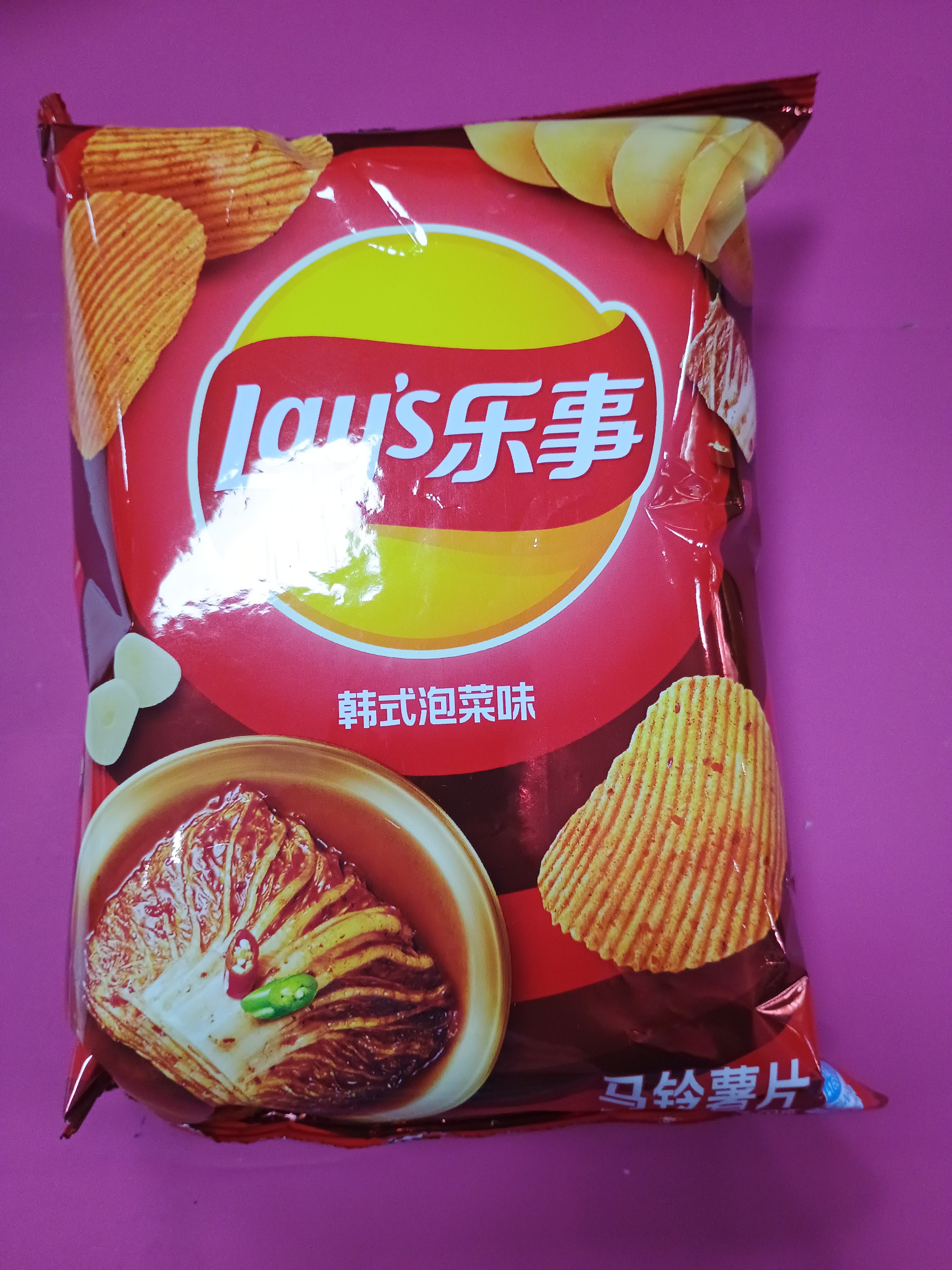 Lay's Korean kimchi Flavor
