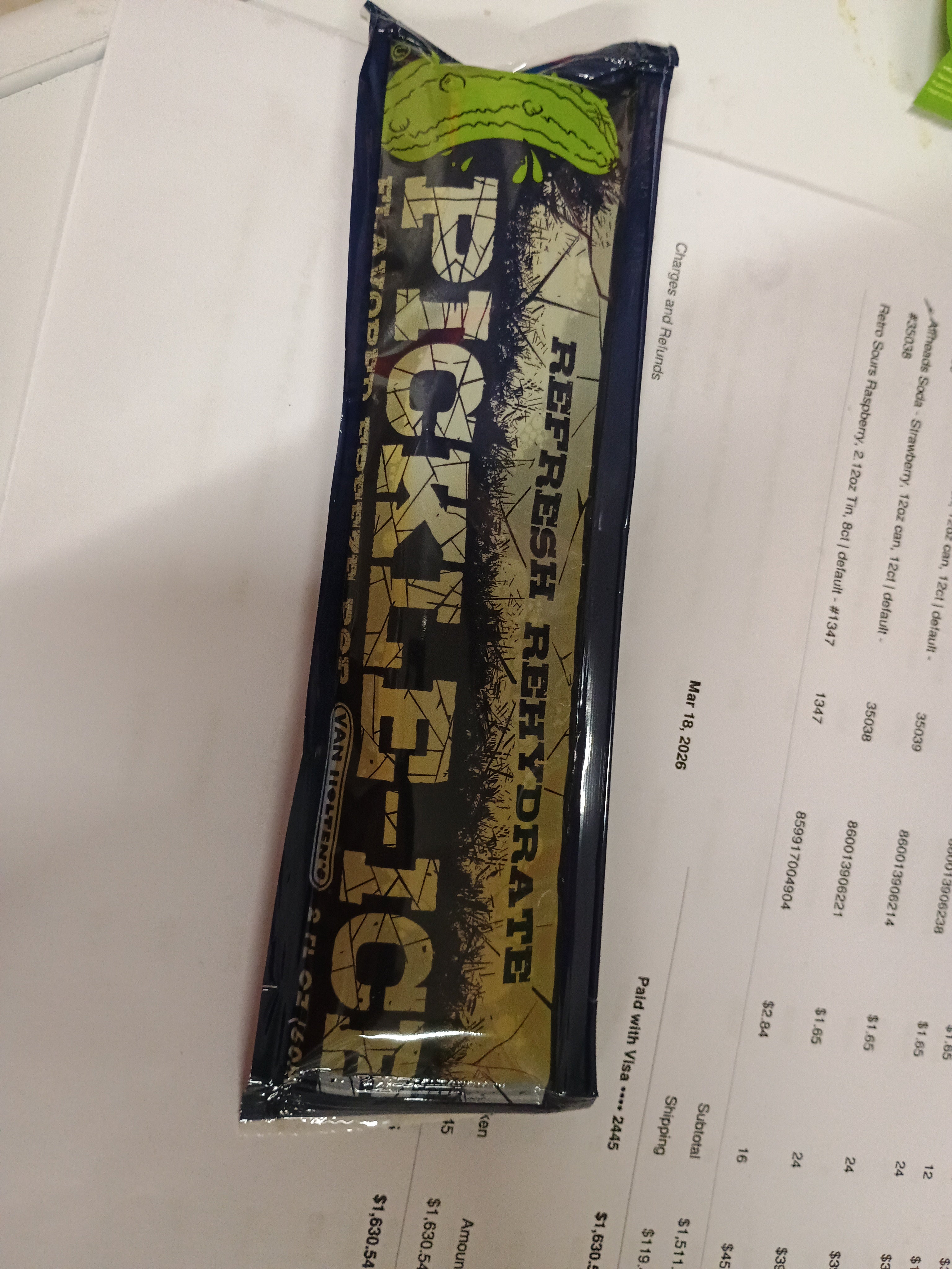 Pickle ice freeze pops