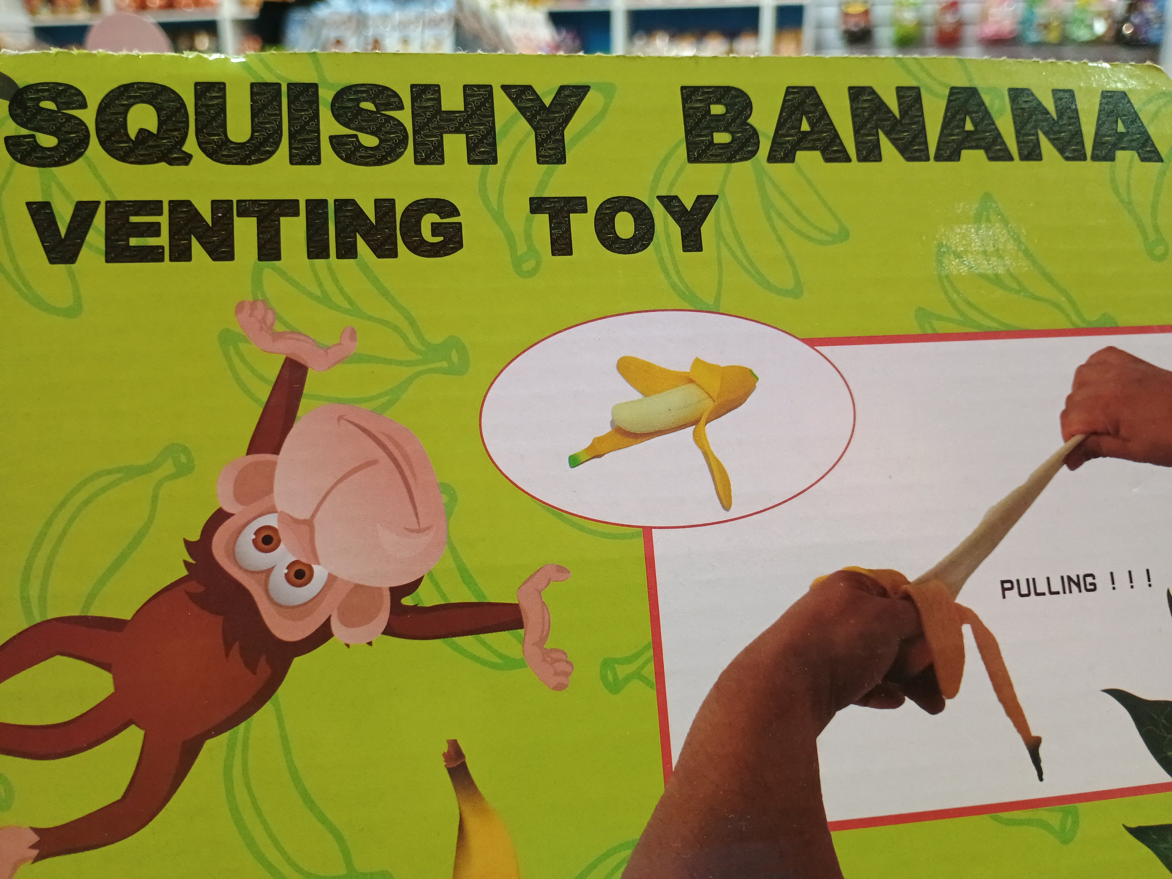 Squishy Banana Venting Toy